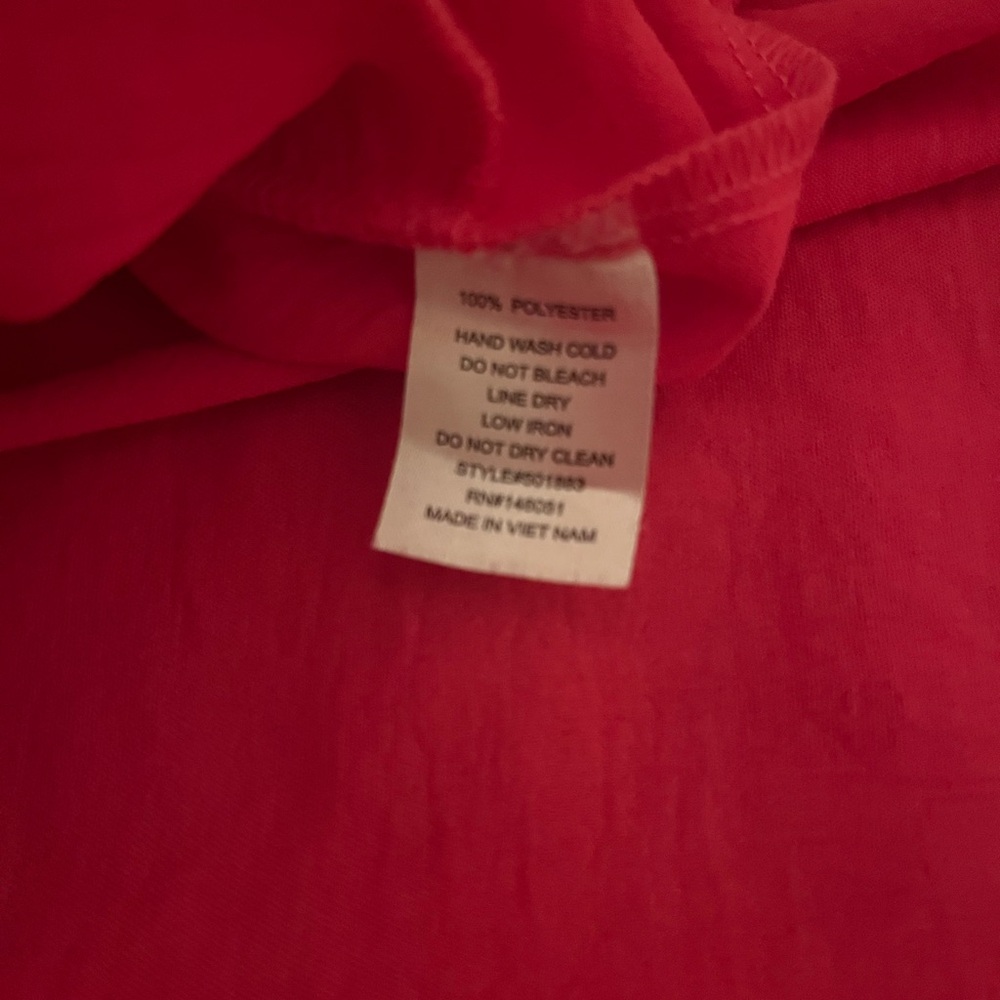 Monteau Fuchsia Mini Dress with Tie Waist - Picture 9 of 9